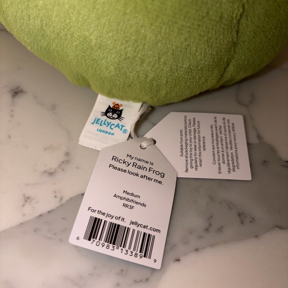 Jellycat Ricky Rain Frog NWT - Picture 4 of 5